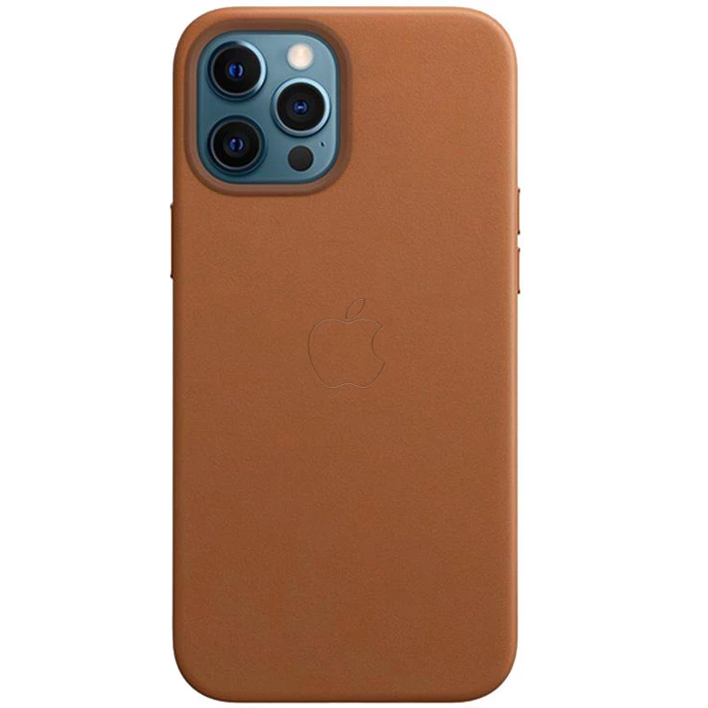 

Шкіряний чохол Silicone Case Premium з MagSafe and Animation на Apple iPhone 12 Pro (6.1") (Saddle Brown)