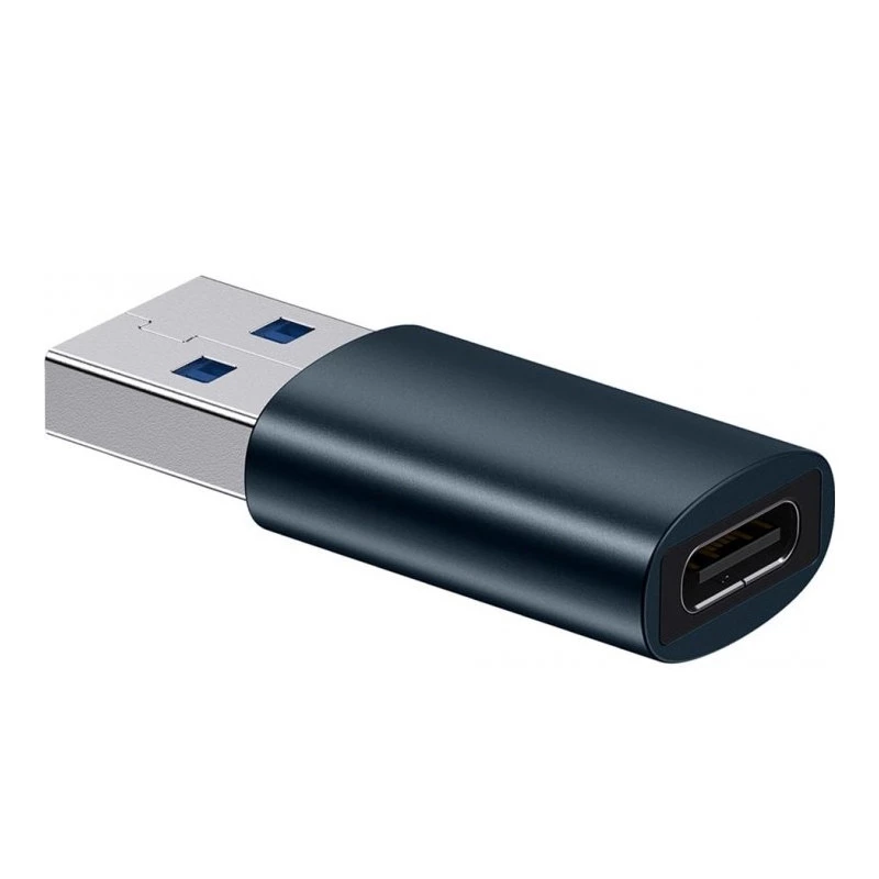 Перехідник Baseus Ingenuity Series Mini USB 3.1 to Type-C (ZJJQ000101) – Blue. Фото 3 з 3