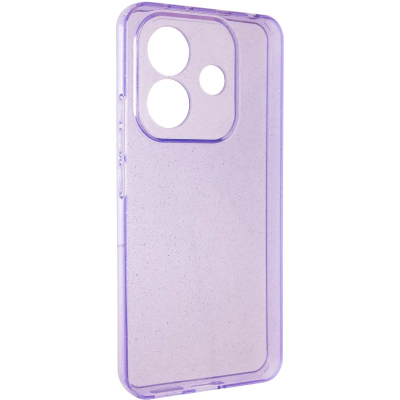 Блискучий силіконовий чохол на Xiaomi Redmi Note 17 Pro – Purple. Фото 1 з 2
