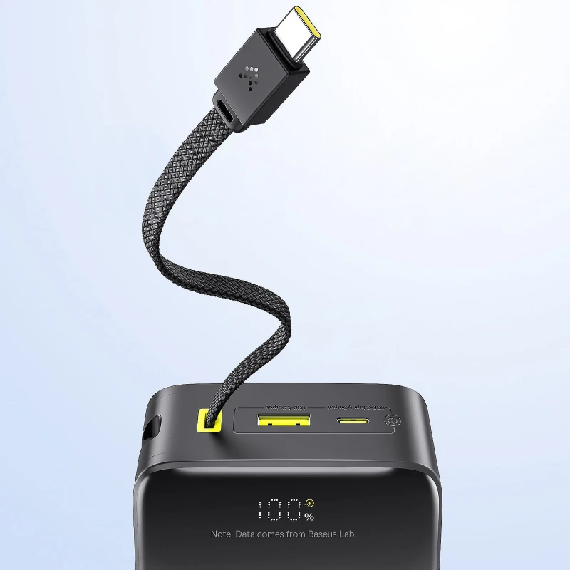 Портативное ЗУ Power Bank Baseus EnerFill FC51 Bipow2 Pro 22.5W 30000mAh (E0028100) – Black. Фото 3 из 4