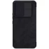 Шкіряний чохол-книжка Nillkin Qin Pro Camshield для Samsung Galaxy A56 5G – Чорний. Фото 2 з 5