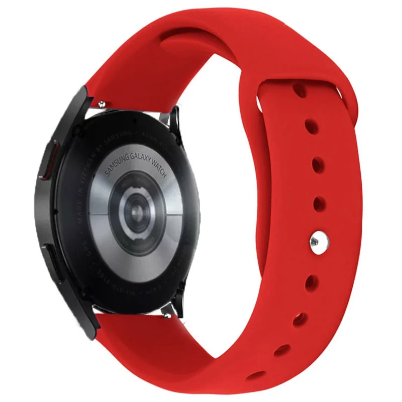 

Силіконовий ремінець Sport для Smart Watch 20mm (Червоний / Red)