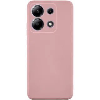 Цветной силиконовый чехол с защитой камеры для Xiaomi Poco C85 (Global) — Розовый / Pink Sand