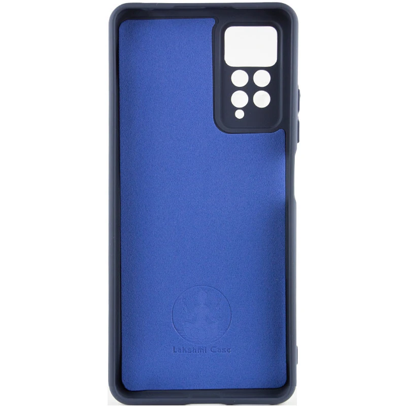Чохол Silicone Case Lakshmi Premium із закритою камерою для Xiaomi Redmi Note 11 Pro 4G/5G – Темно-синій / Midnight blue. Фото 2 з 4