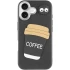 Чохол Labubu Toys для Apple iPhone 16 – Coffee / Black. Фото 3 з 6