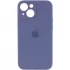Чохол Silicone Case з захистом камери на Apple iPhone 14 Plus (6.7") – Сірий / Lavender Gray. Фото 1 з 4