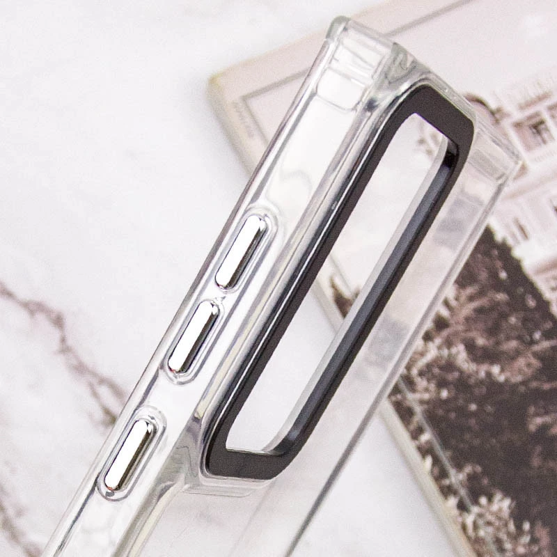 Кольоровий чохол TPU+PC на Samsung Galaxy S23 Ultra – Clear. Фото 5 з 9