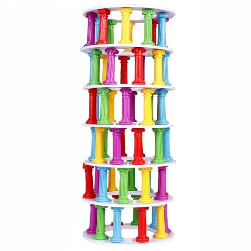 Настільна інтерактивна гра Ummi 707-59 Collapsing Tower Game – Blue. Фото 2 з 6