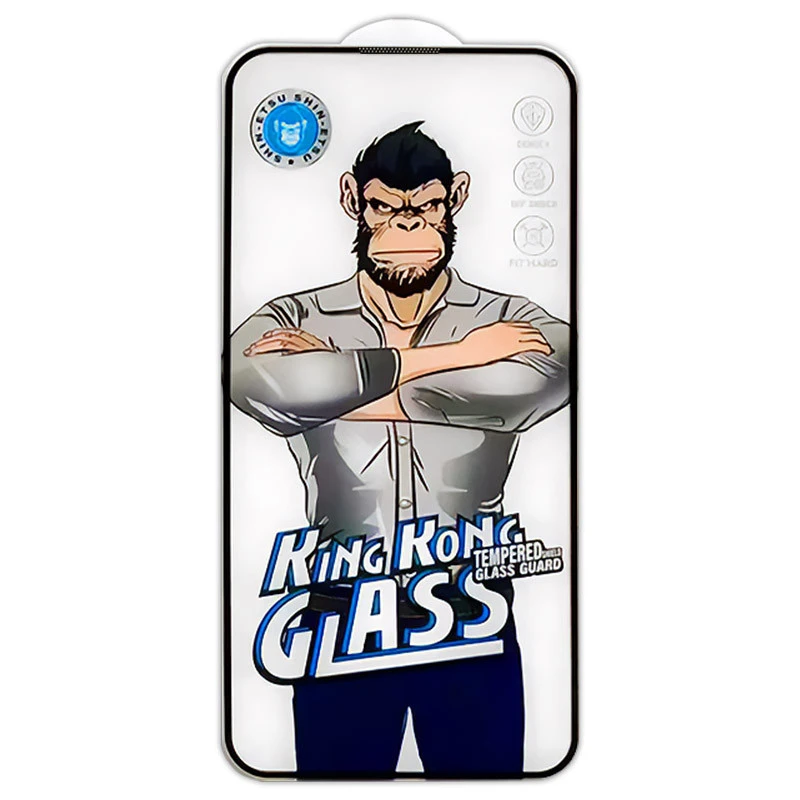 Захисне 2.5D скло King Kong HD для Apple iPhone 18 Pro Max – Чорний. Фото 3 з 8