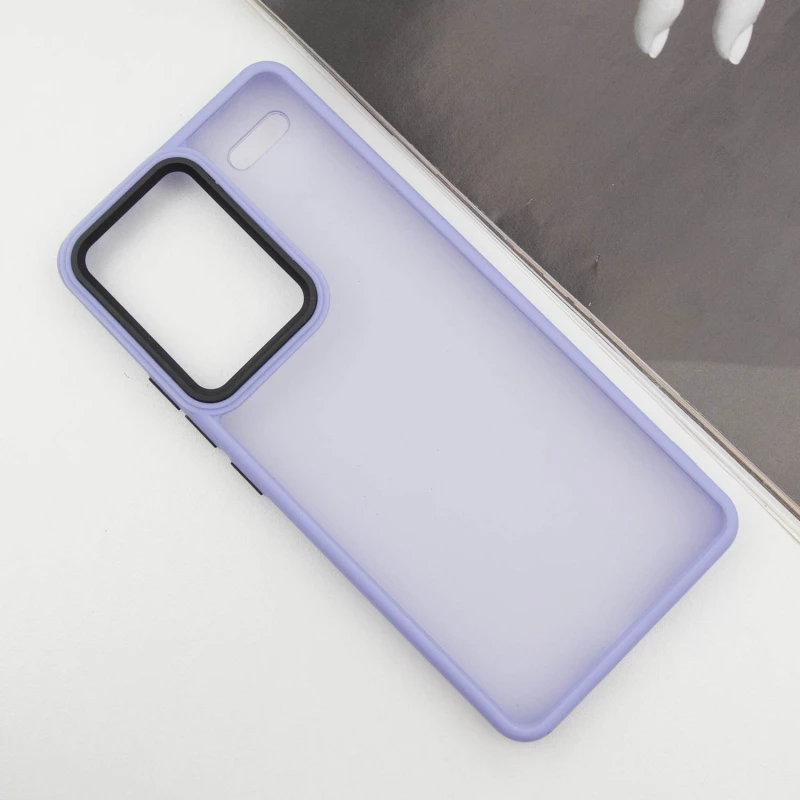 Чехол TPU+PC Lyon Frosted на Xiaomi Redmi Note 13 Pro+ – Purple. Фото 4 из 8