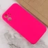 Чохол Silk Full Camera Protective (AA) NO LOGO для Apple iPhone 12 (6.1") – Рожевий / Barbie pink. Фото 3 з 4