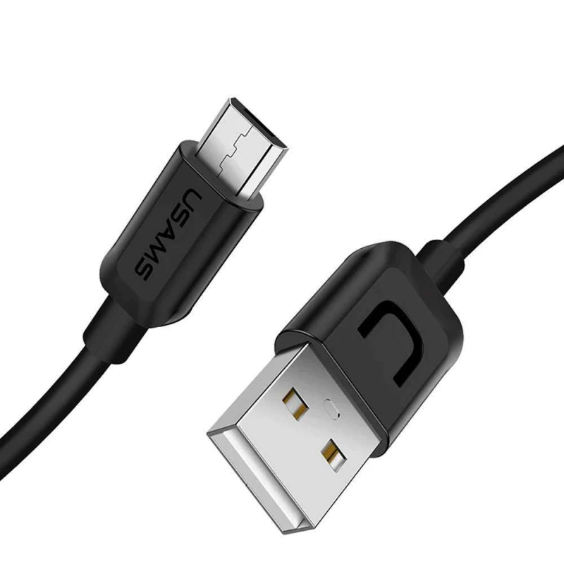 Дата кабель Usams US-SJ098 U-Turn Series USB to MicroUSB (1m) – Чорний. Фото 3 з 4