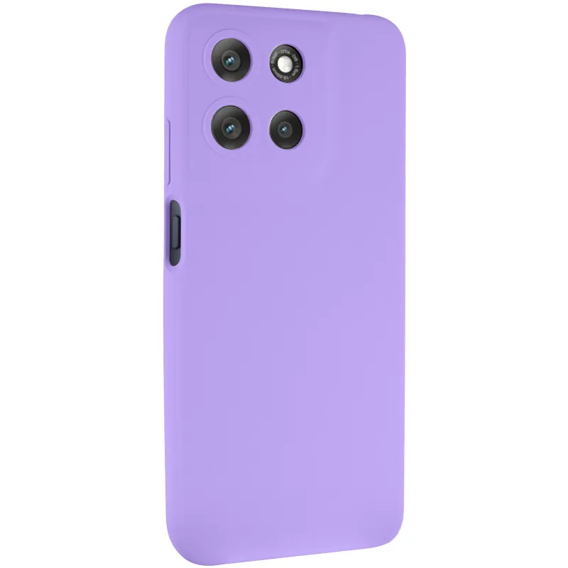 Чехол Silicone Case Lakshmi Premium з закритою камерою на Motorola Moto G15 4G – Сиреневый / Dasheen. Фото 2 из 8