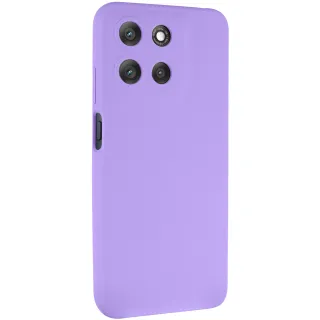 Чехол Silicone Case Lakshmi Premium з закритою камерою на Motorola Moto G15 4G — Сиреневый / Dasheen
