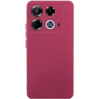 Кольоровий силіконовий чохол GETMAN із закритою камерою для Infinix Note 40 4G фото 1 з 2