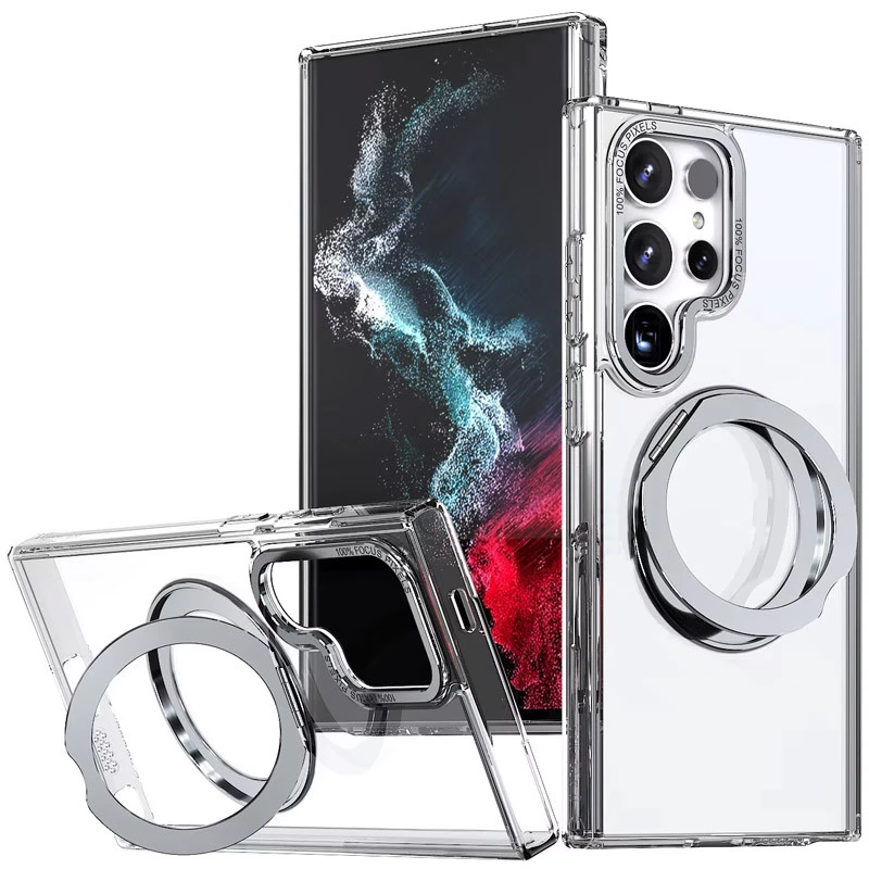 Чехол TPU+PC Aura Fold для Samsung Galaxy S24 FE – Transparent. Фото 1 из 5