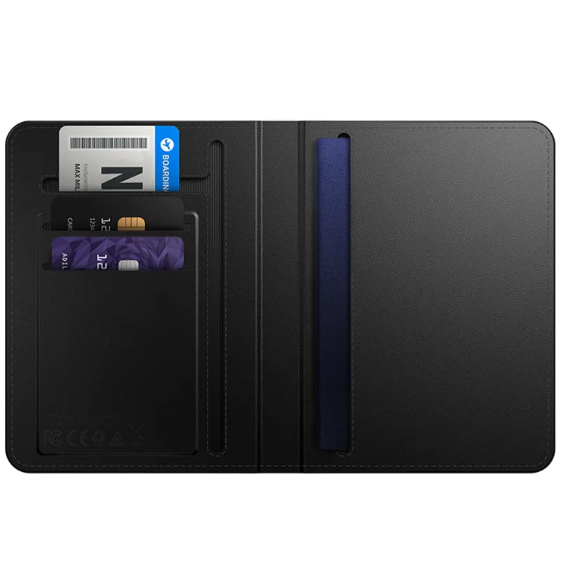 Трекер Hoco E91G Tiger обкладинка паспорту + БЗП 100 mAh – Black. Фото 4 з 6