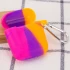 Силіконовий футляр Rainbow для навушників AirPods + карабін – Rainbow 2. Фото 3 з 4