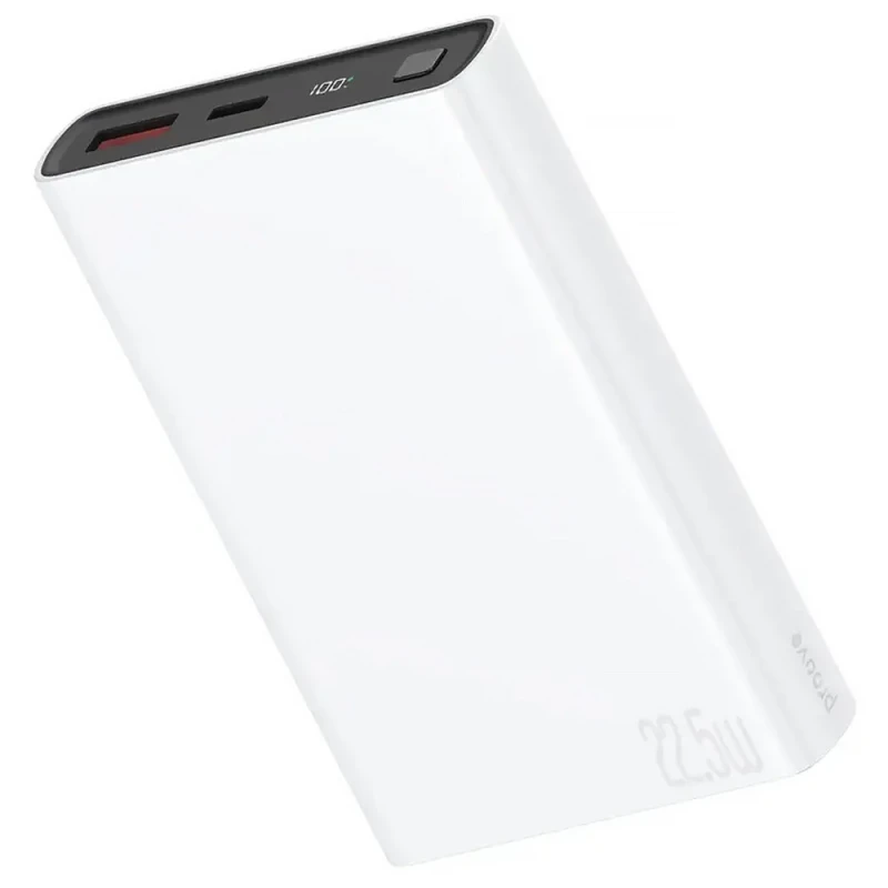 Портативний ЗП Proove Hyper Flux Plus 22.5W 10000 mAh – White. Фото 2 з 2