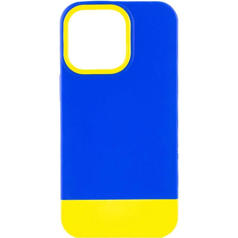 

Двоколірний чохол Bichromatic на Apple iPhone 13 Pro (6.1") (Navy Blue / Yellow)