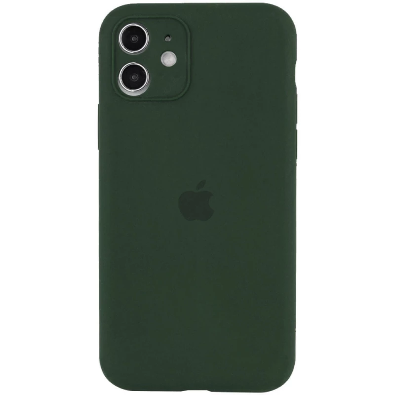 

Чохол Silicone Case з захистом камери на Apple iPhone 12 (6.1") (Зелений / Cyprus Green / PVH)