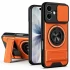Ударостійкий чохол Camshield StandRing case для Apple iPhone 17 (6.3") – Orange. Фото 1 з 3