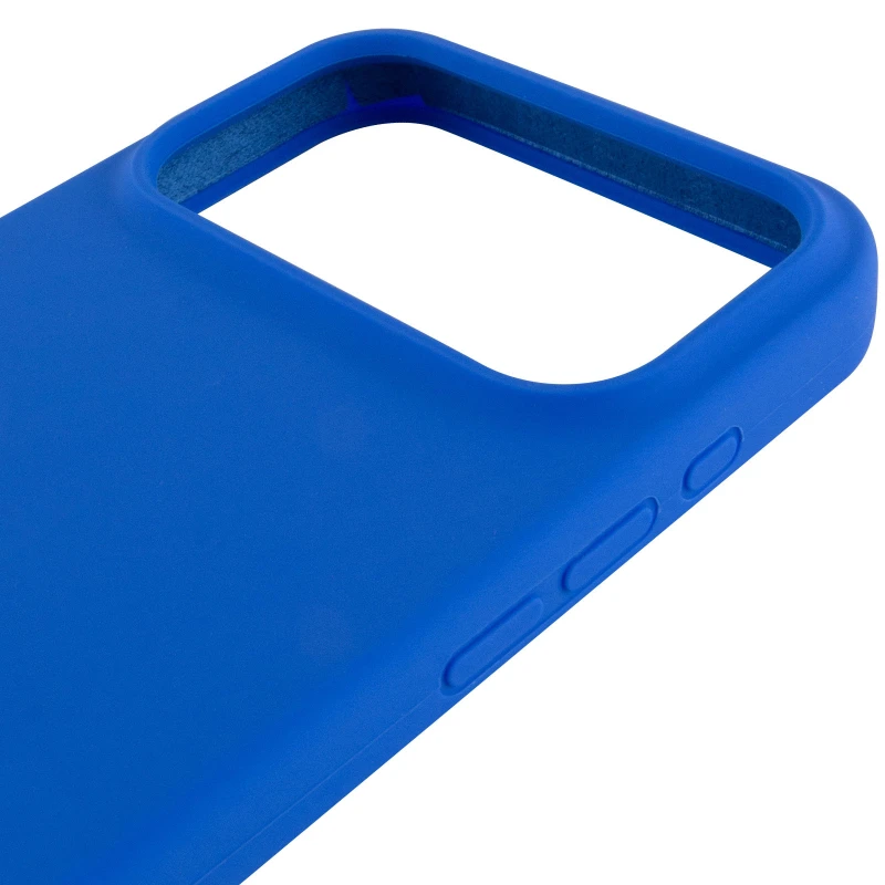 Чохол Silicone Case з закритим низом на Apple iPhone 17 Pro (6.3") – Синій / Capri Blue. Фото 5 з 6