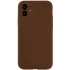 Чохол Silk Full Camera Protective (AA) NO LOGO для Apple iPhone 12 (6.1") – Коричневий / Brown. Фото 1 з 1