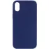 Чехол Silk Full Protective (AA) NO LOGO для Apple iPhone XS Max (6.5") – Синий / Deep navy. Фото 1 из 3