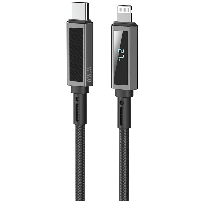 Дата кабель WIWU C080 Warriors Type-C to Lightning 27W (1m) – Black. Фото 1 з 6