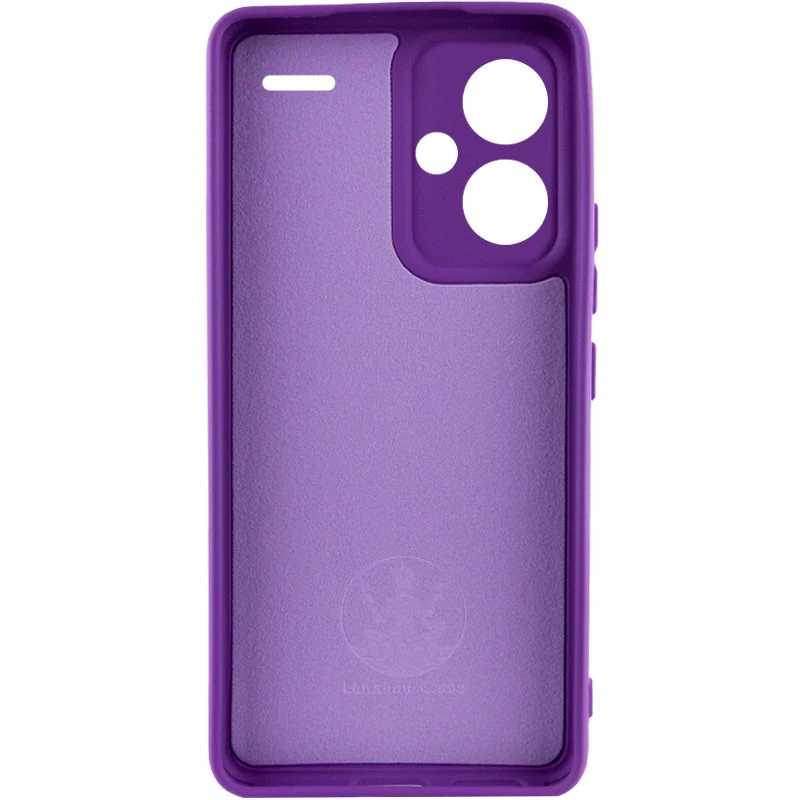 Чохол Silicone Case Lakshmi Plus з закритою камерою на Xiaomi Redmi Note 13 Pro+ – Фіолетовий / Purple. Фото 2 з 3
