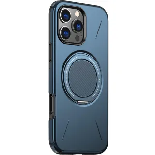 TPU+PC чохол Kalebol Magnetic Case для Apple iPhone 16 Pro Max — Blue