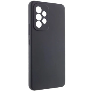 Чехол Silicone Case Lakshmi Premium з закритою камерою на Samsung Galaxy A33 5G — Черный / Black