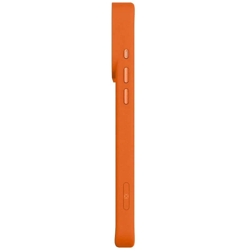 Шкіряна накладка Kajsa Glamorous Collection Crazy Horse для Apple iPhone 17 Pro Max (6.9") – Orange Plus. Фото 3 з 3