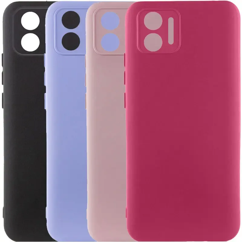 Кольоровий силіконовий чохол GETMAN із закритою камерою для Xiaomi Redmi 14C фото 1 з 1