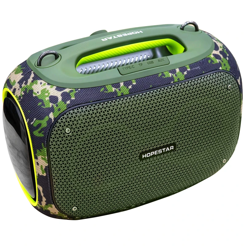 Bluetooth колонка Hopestar PartyBox 120W – Army. Фото 4 з 7