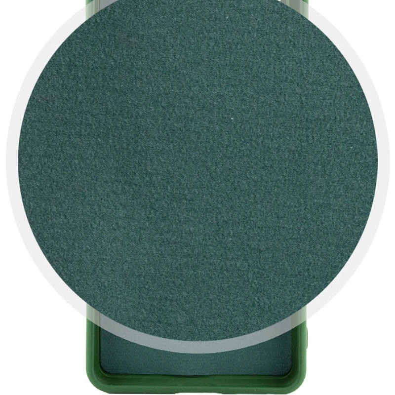 Чохол Silicone Case Lakshmi Premium із закритою камерою для Xiaomi Redmi Note 10 / Note 10s – Зелений / Cyprus Green. Фото 2 з 3