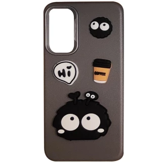 Чехол Labubu Toys для Xiaomi Redmi 14C / Poco C75 — Monster / Grey