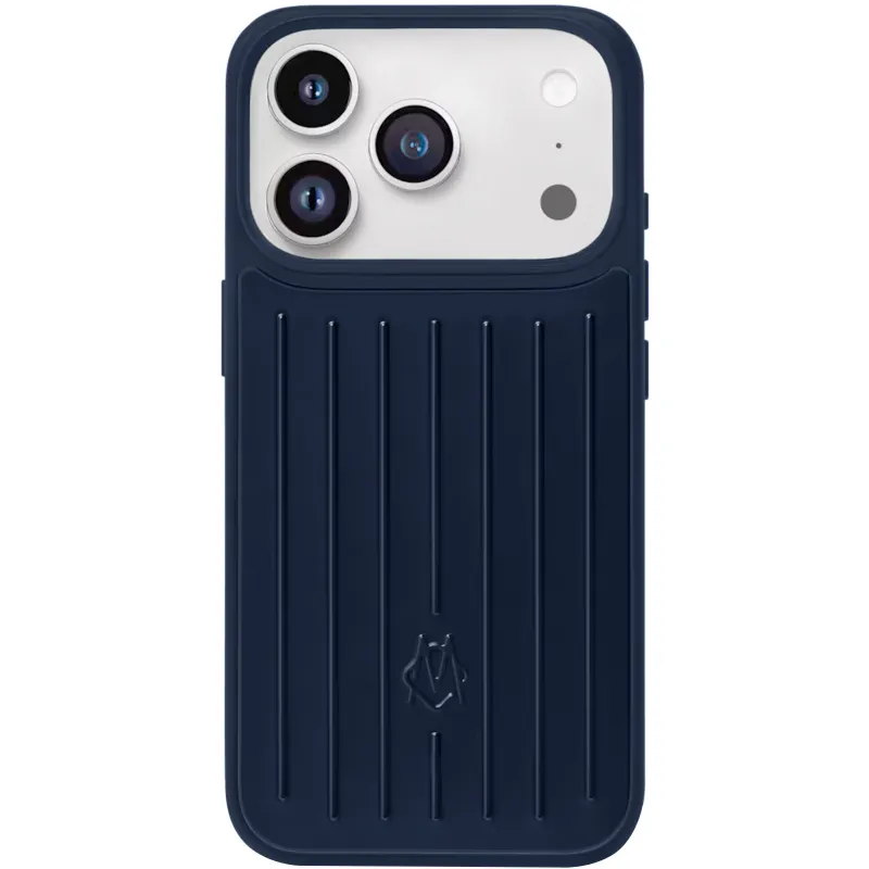 Чехол TPU+Metal Rimowa Style (AAA) для Apple iPhone 18 Pro Max – Midnight Blue. Фото 1 из 1