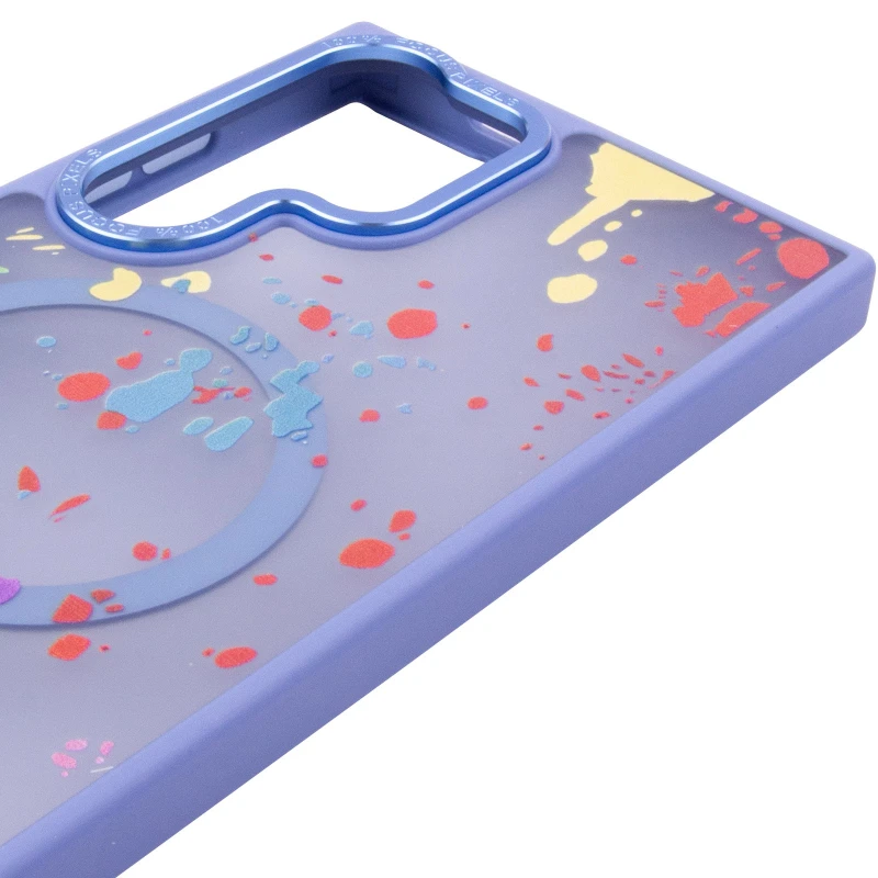 Чохол абстракція малювання з MagSafe на Samsung Galaxy S25 Ultra – Lazure. Фото 6 з 7