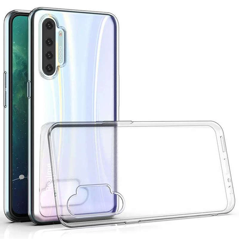 

Ультратонкий силіконовий чохол 1мм на Realme XT (Безбарвний (прозорий))
