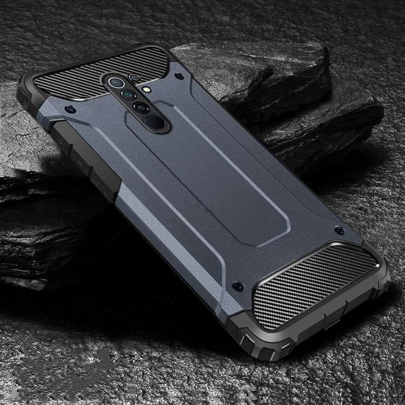 Противоударный чехол с усиленными углами Immortal для Xiaomi Redmi 9 – Серый / Metal slate. Фото 2 из 2