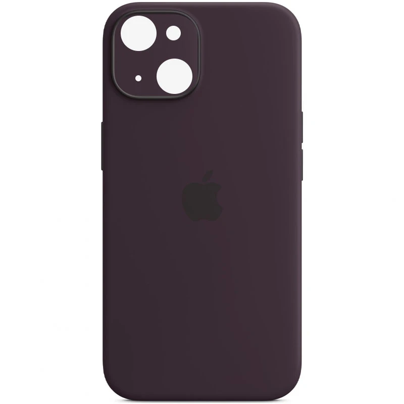 Чехол Silicone Case с защитой камеры для Apple iPhone 13 (6.1") – Фиолетовый / Elderberry. Фото 2 из 7