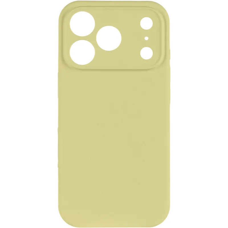 Чехол Silk Full Camera Protective (AA) NO LOGO для Apple iPhone 17 Pro Max (6.9") – Желтый / Mellow Yellow. Фото 2 из 5