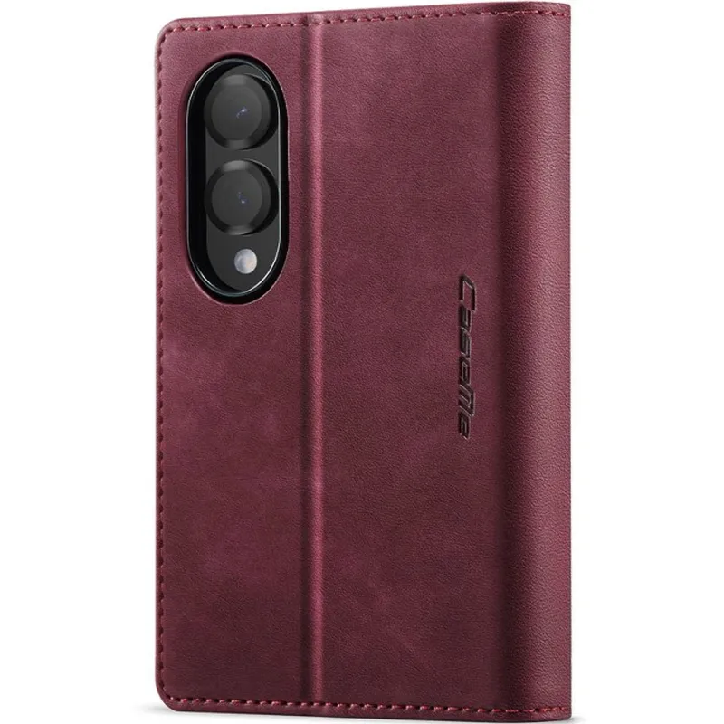 Шкіряний чохол-книжка CaseMe Velvet Matte для Samsung Galaxy Z Fold8 – Red. Фото 2 з 6