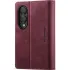 Шкіряний чохол-книжка CaseMe Velvet Matte для Samsung Galaxy Z Fold8 – Red. Фото 2 з 6