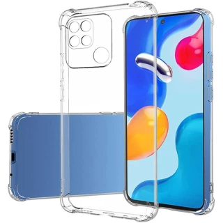 Ультратонкий силіконовий чохол GETMAN з критими бортами та камерою для Xiaomi Redmi 10C фото 1 з 3