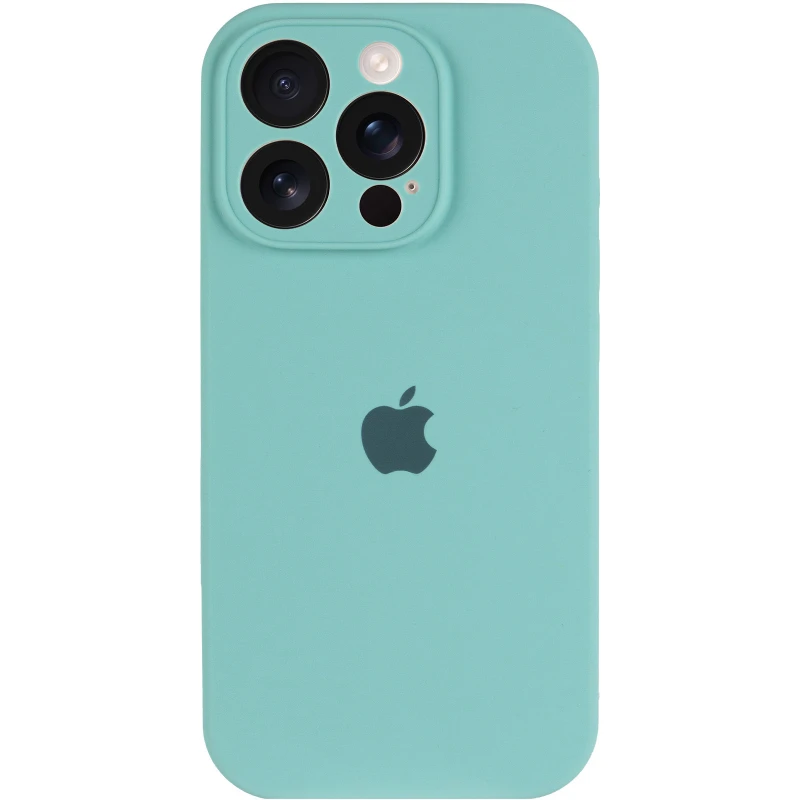 Чохол Silicone Case з захистом камери на Apple iPhone 13 Pro Max (6.7") – Бірюзовий / Marine Green. Фото 4 з 13