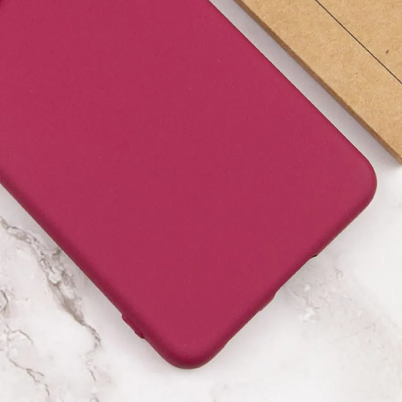 Чохол Silicone Case Lakshmi Premium на Xiaomi 12T / 12T Pro – Бордовий / Plum. Фото 3 з 3