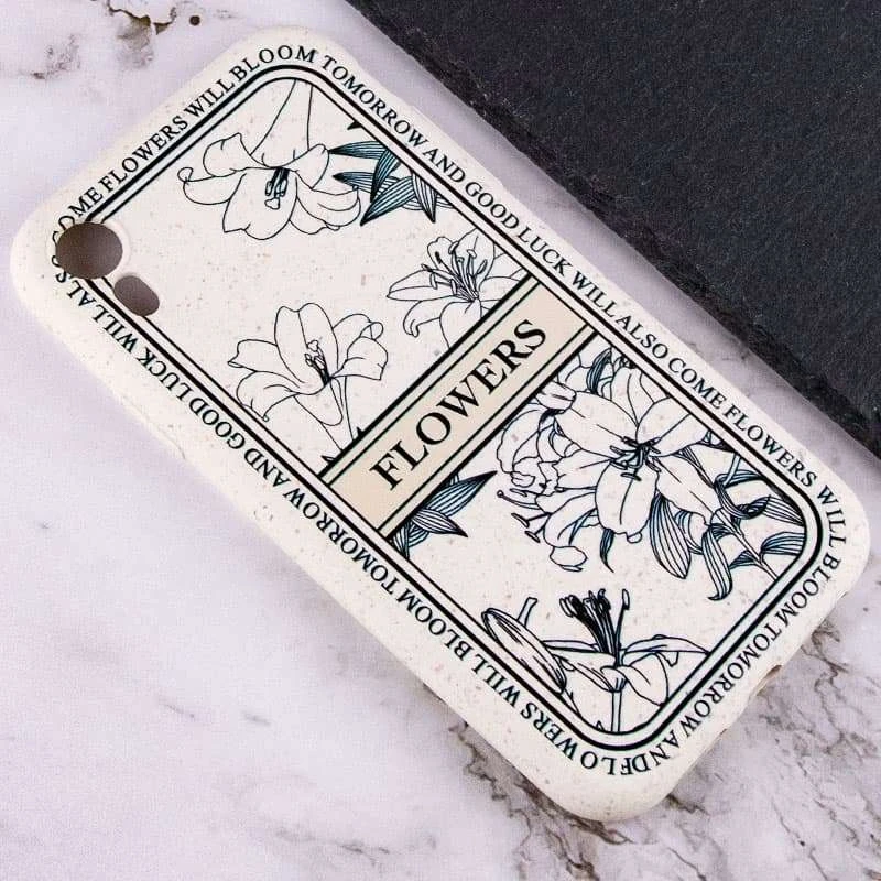 TPU чехол Font для Apple iPhone XR (6.1") – Flowers. Фото 2 из 3